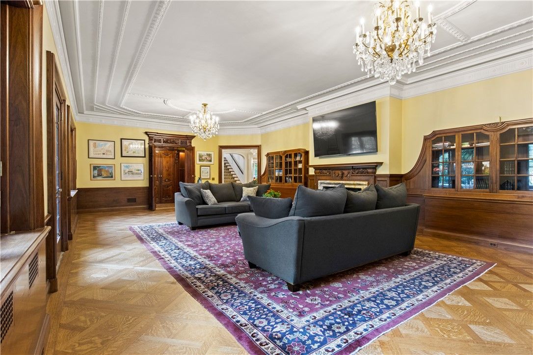 Chandelier, Interior, Living room, Wood Texture Flooring