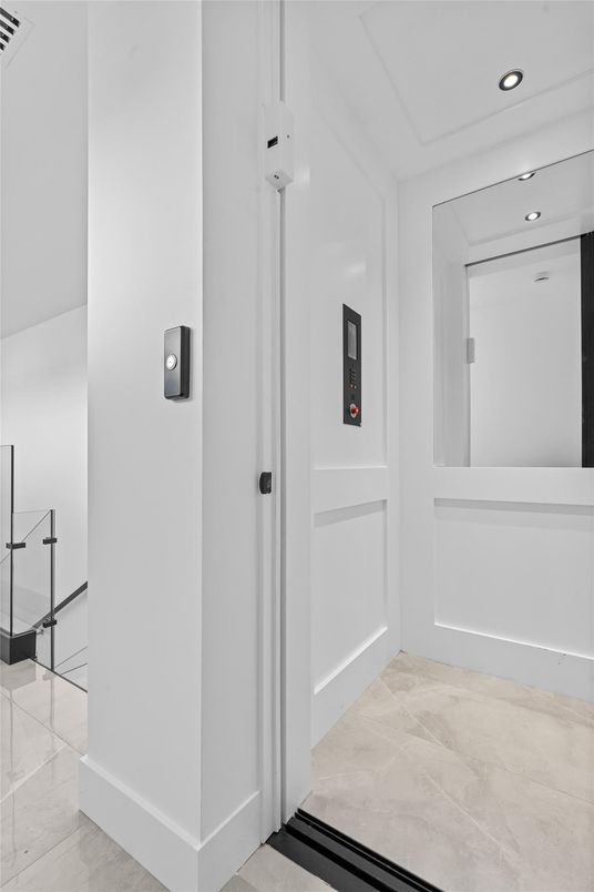 Elevator, Interior, Recessed Lighting