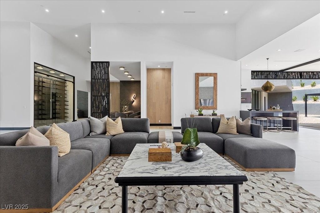 Dining room, Interior, Living room, Pendant Lights, Recessed Lighting