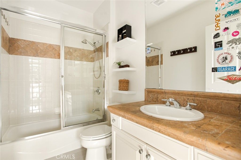 Bathroom, Glass Shower, Interior, Tile Countertops