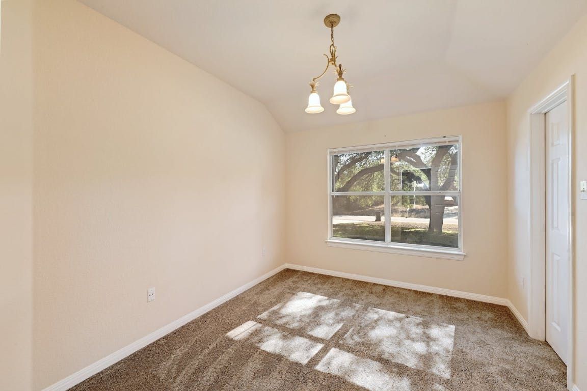 Chandelier, Empty room, Interior