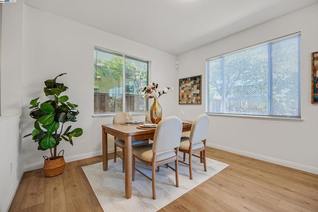 Dining room, Interior, Wood Texture Flooring