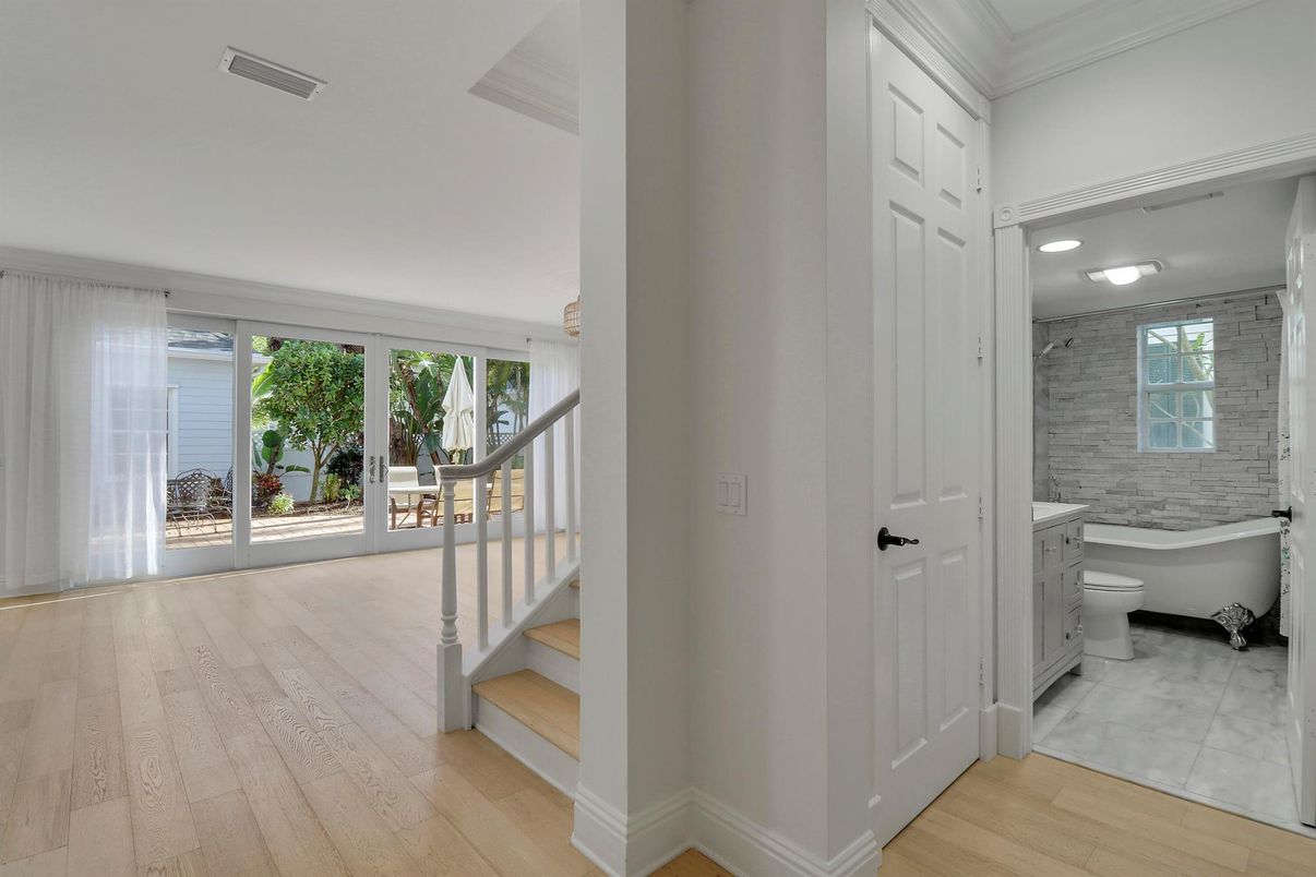 Bathroom, Interior, Wood Texture Flooring