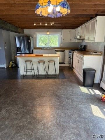 Interior, Kitchen, Wooden Beams, Wooden Ceilings