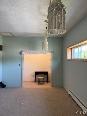 Chandelier, Empty room, Interior