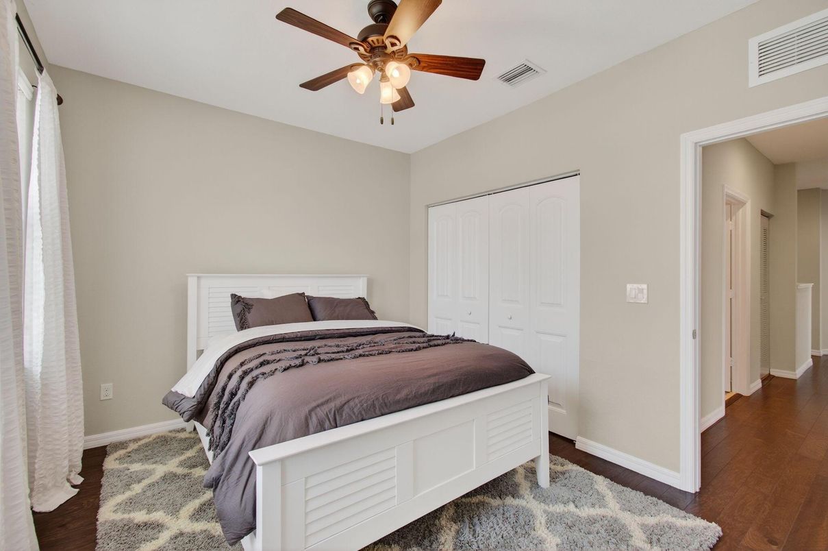 Bedroom, Interior, Wood Texture Flooring