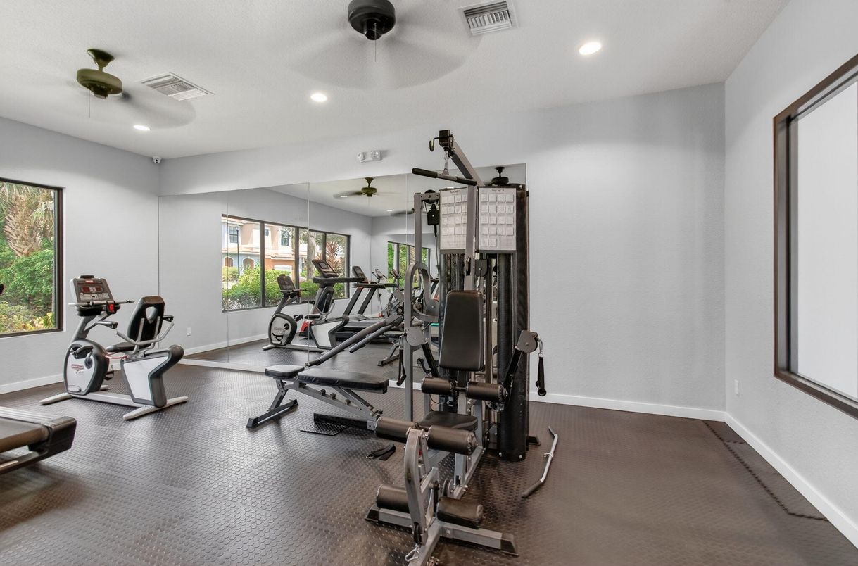 Fitness Equipment, Interior, Recessed Lighting