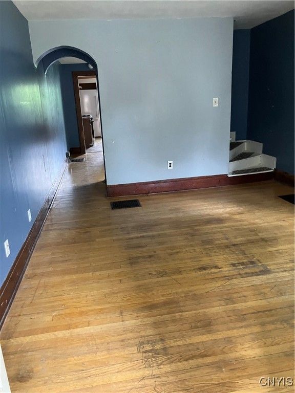 Empty room, Interior, Wood Texture Flooring