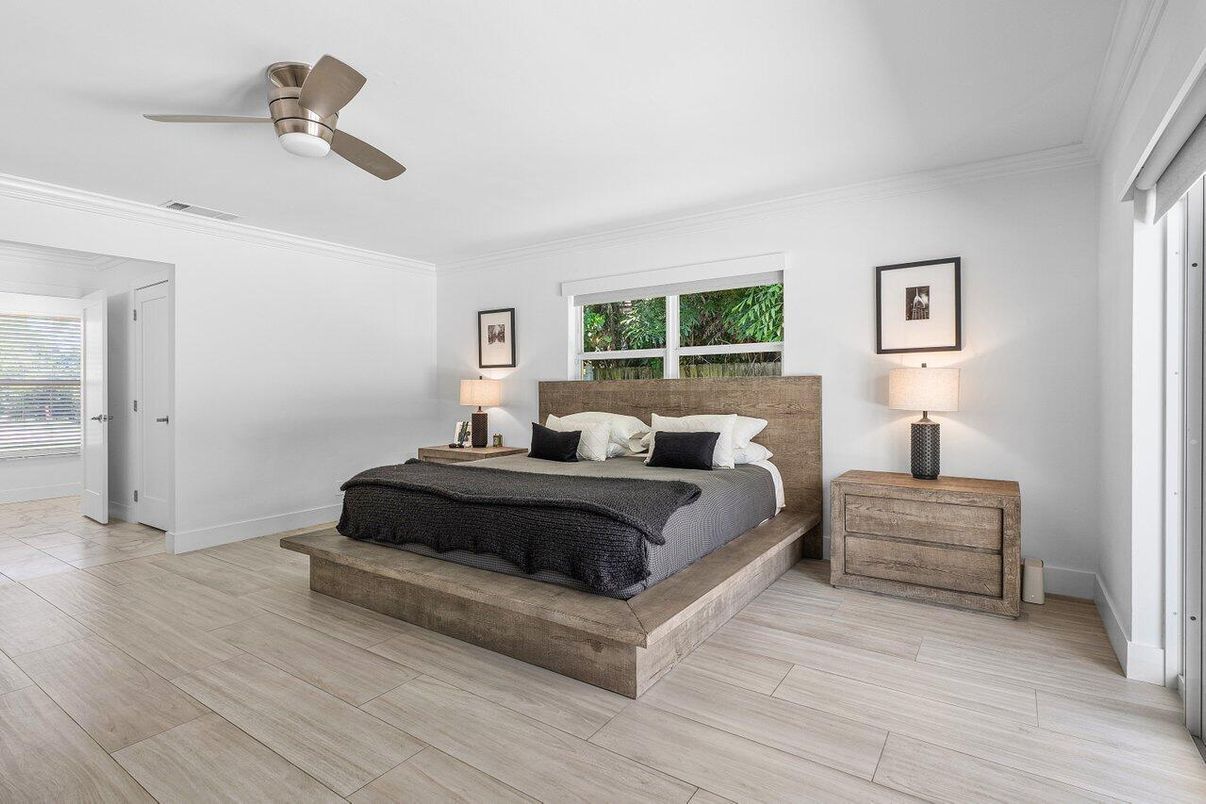 Bedroom, Interior, Wood Texture Flooring