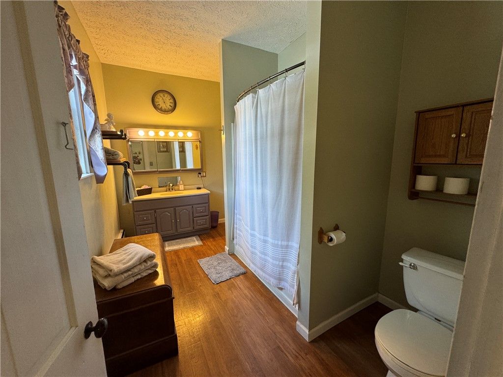 Bathroom, Interior, Wood Texture Flooring
