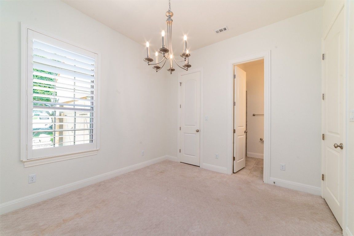 Chandelier, Empty room, Interior