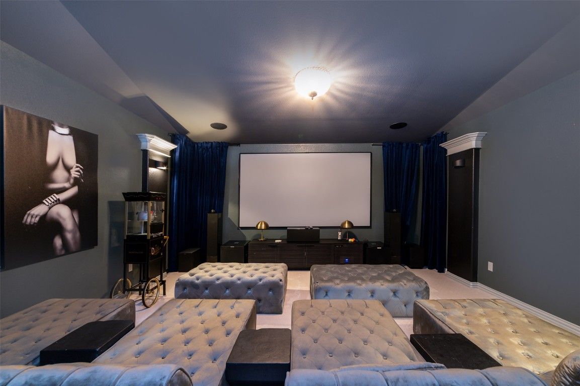 Interior, Projection Screen, Theatre Room