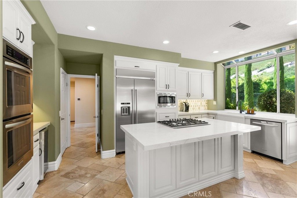 Interior, Kitchen, Recessed Lighting, Stainless Steel Appliances