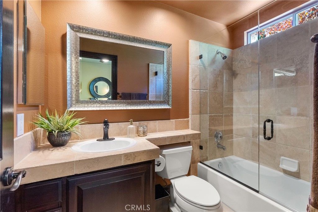 Bathroom, Glass Shower, Interior, Tile Countertops