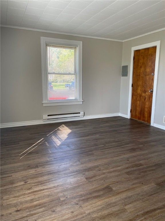 Empty room, Interior, Wood Texture Flooring