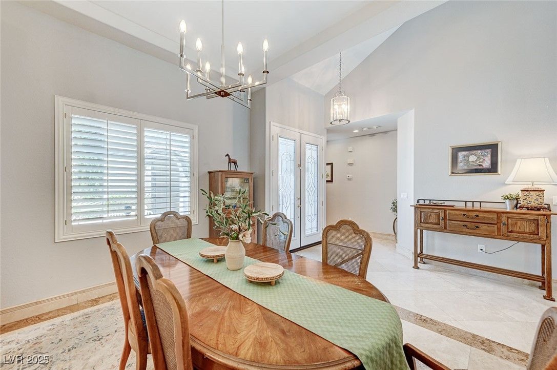 Dining room, Interior, Pendant Lights