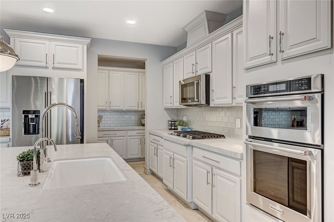 Interior, Kitchen, Recessed Lighting, Stainless Steel Appliances