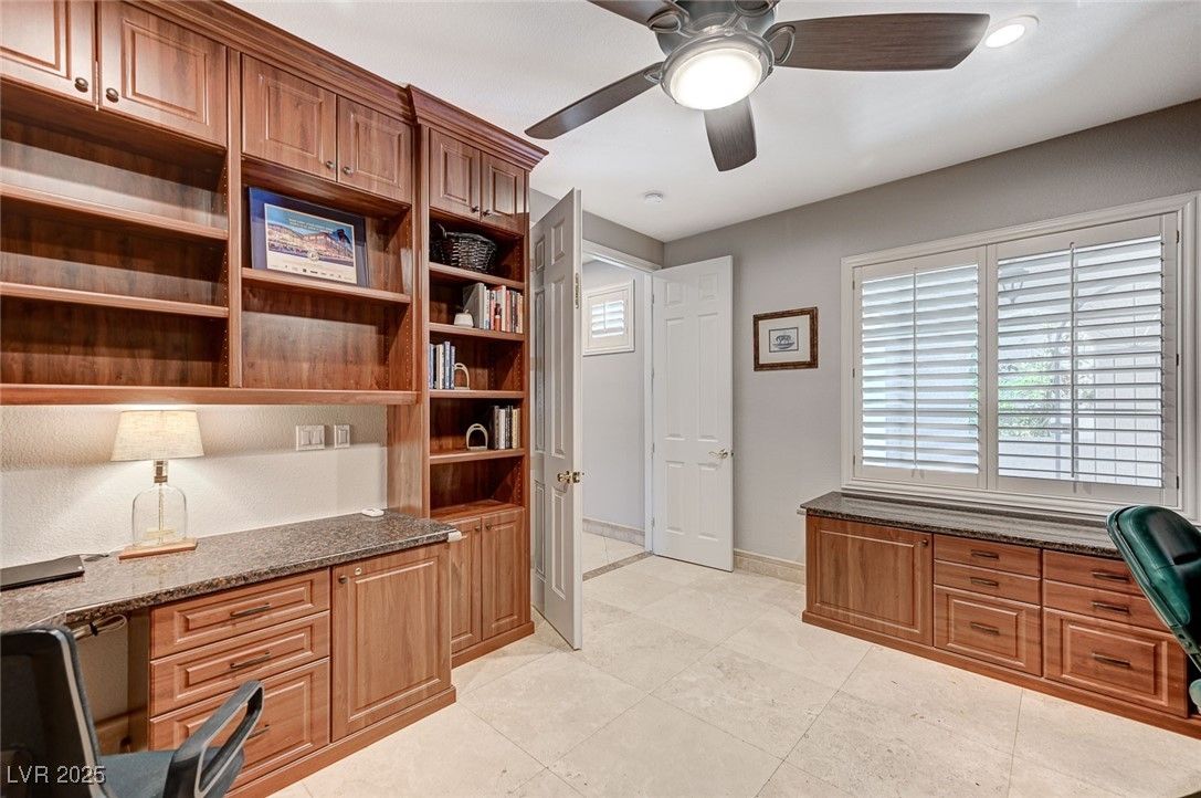 Home Office, Interior, Recessed Lighting