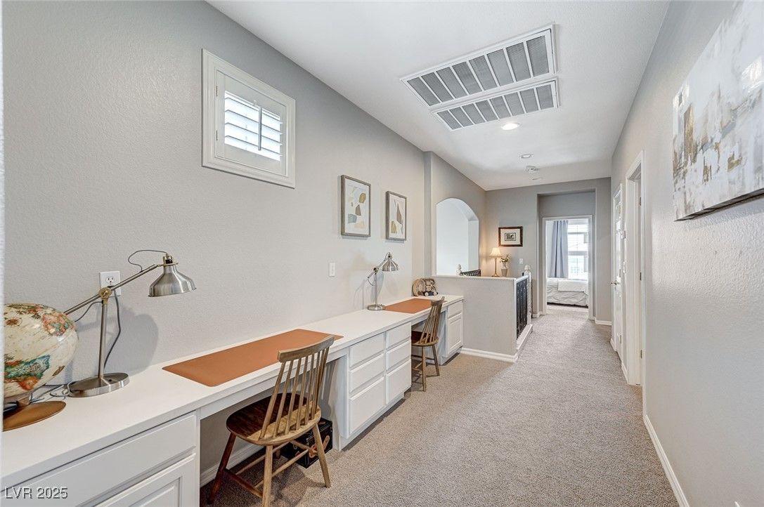 Home Office, Interior, Recessed Lighting