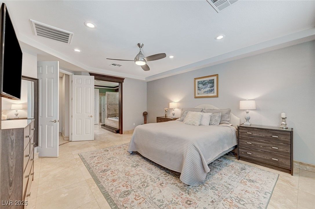 Bedroom, Interior, Recessed Lighting