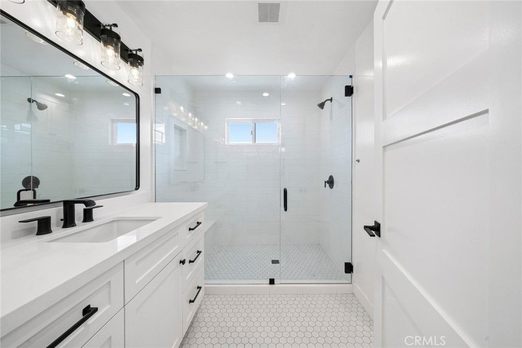Bathroom, Dual Sink Vanities, Glass Shower, Interior
