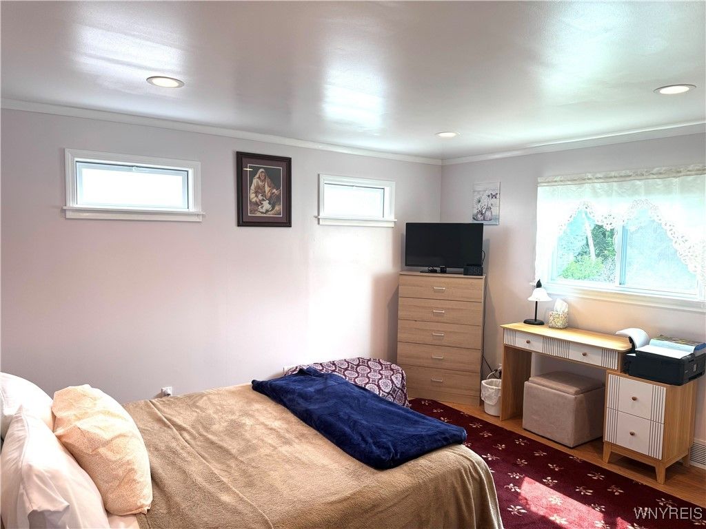 Bedroom, Interior, Recessed Lighting