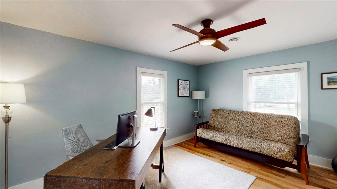 Home Office, Interior, Wood Texture Flooring