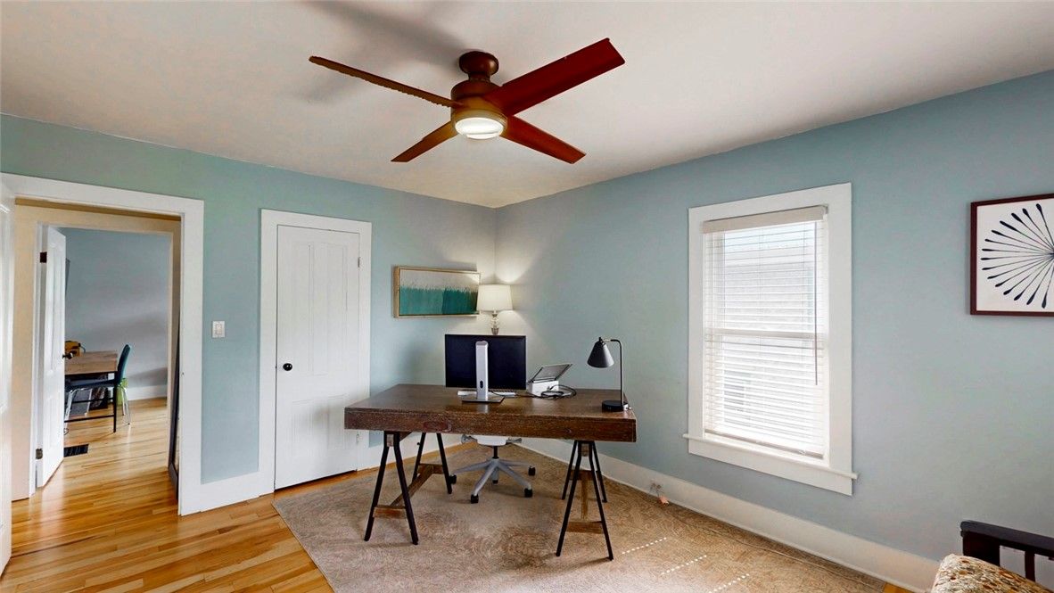 Home Office, Interior, Wood Texture Flooring