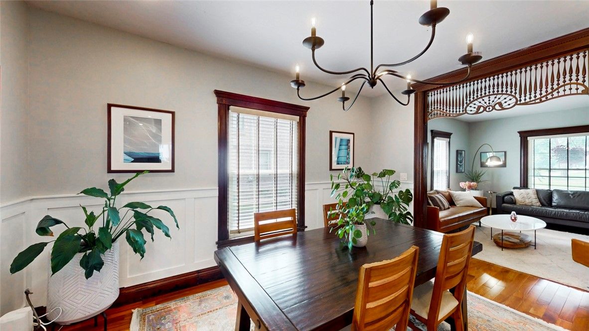 Chandelier, Dining room, Interior, Living room, Wood Texture Flooring
