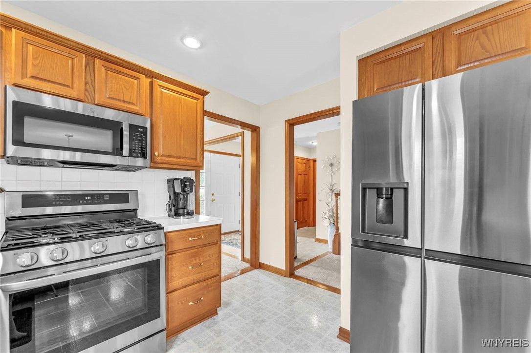 Interior, Kitchen, Recessed Lighting, Stainless Steel Appliances