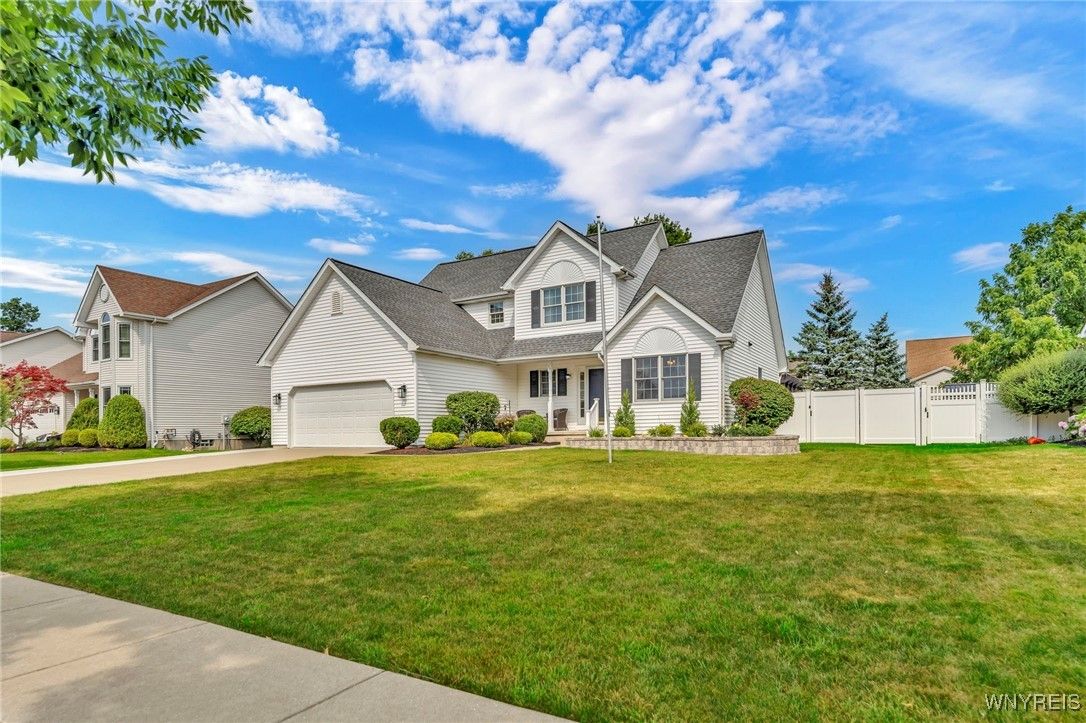 Attached, Backyard, Exterior, Facade, Farmhouse