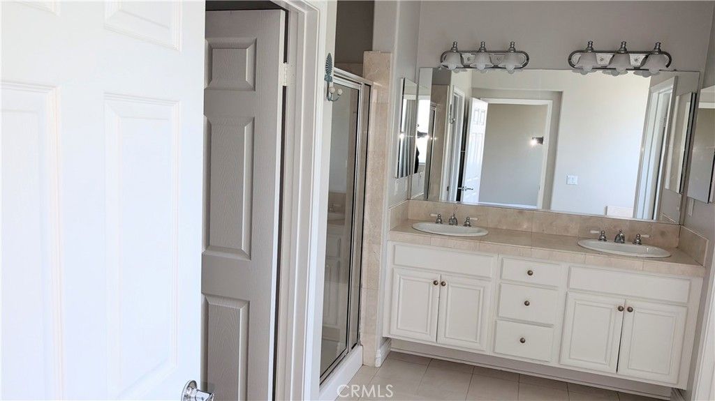 Bathroom, Dual Sink Vanities, Interior, Tile Countertops
