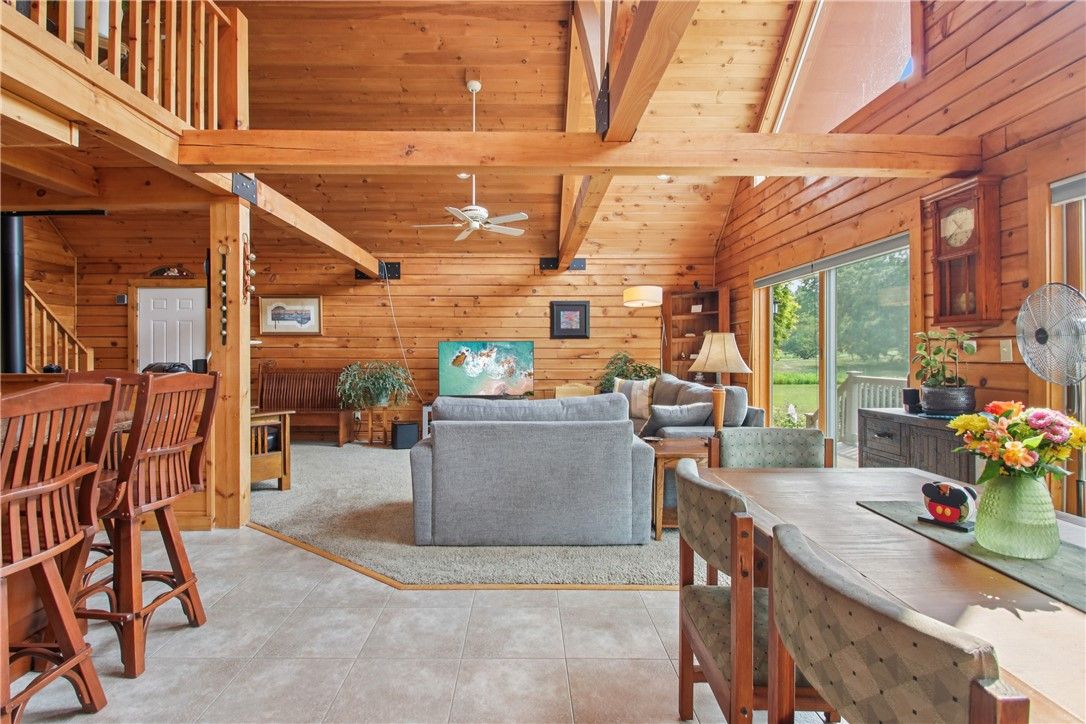 Dining room, Interior, Living room, Wooden Beams, Wooden Ceilings, Wooden Walls