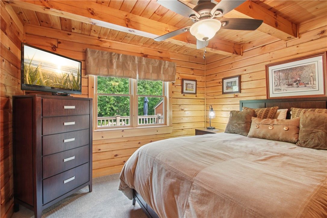 Bedroom, Interior, Wooden Beams, Wooden Ceilings, Wooden Walls