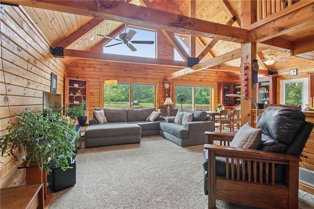 Dining room, Interior, Living room, Wooden Beams, Wooden Ceilings, Wooden Walls
