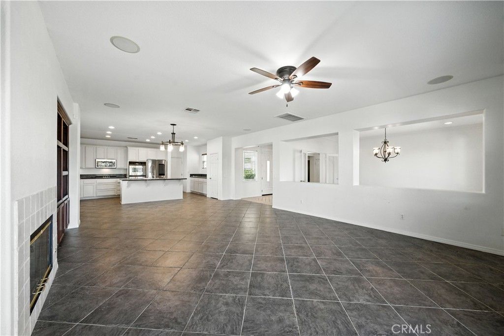 Chandelier, Empty room, Interior, Kitchen, Pendant Lights, Recessed Lighting