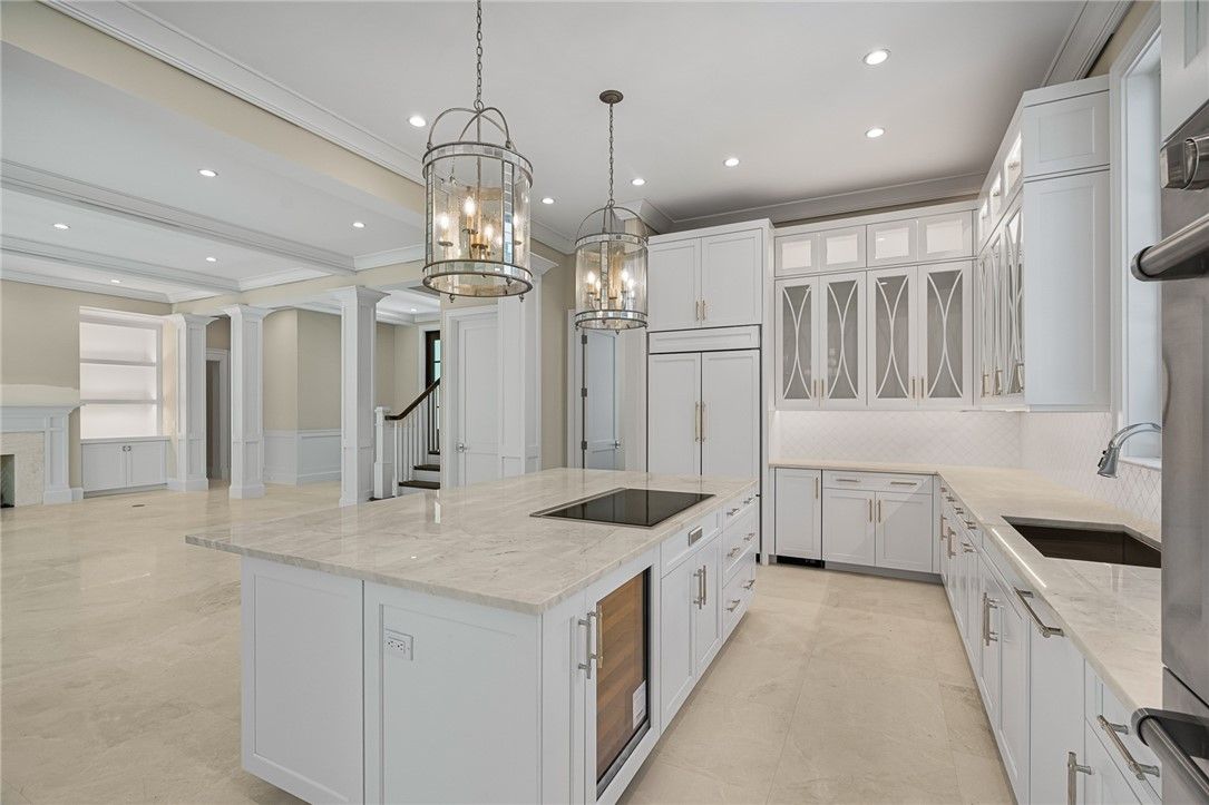 Chandelier, Interior, Kitchen, Pendant Lights, Recessed Lighting