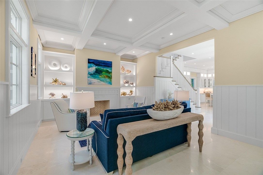 Fireplace, Interior, Living room, Recessed Lighting