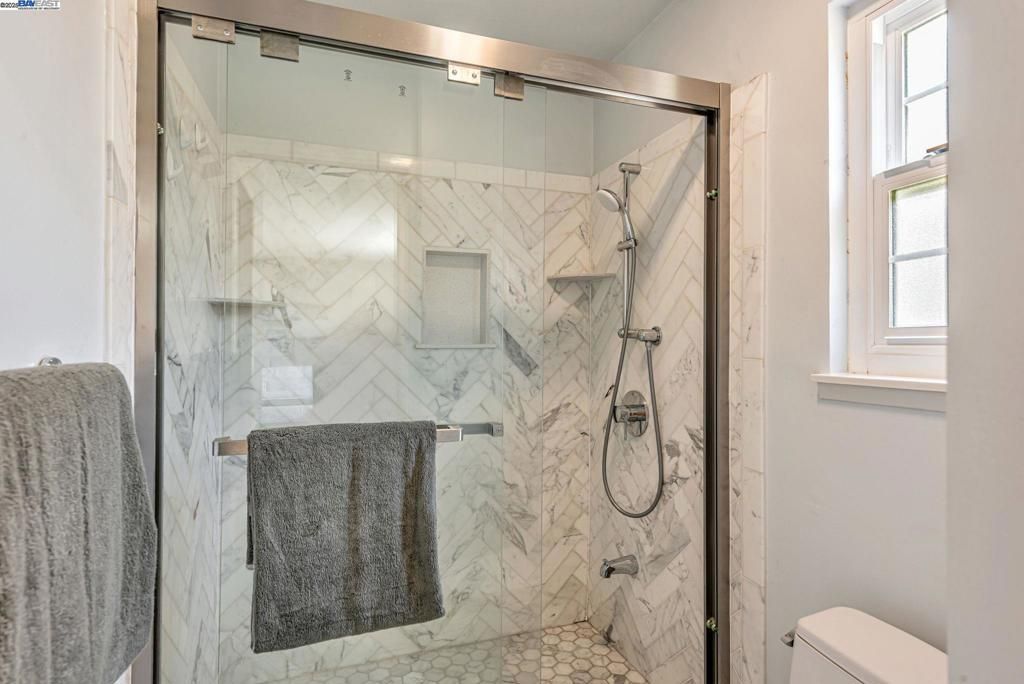 Bathroom, Glass Shower, Interior, Marble Walls