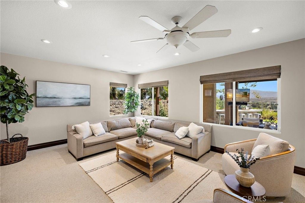 Interior, Living room, Recessed Lighting