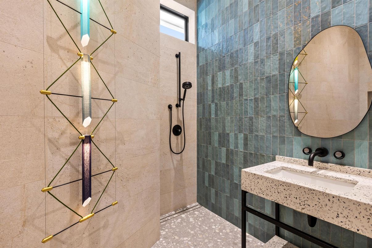 Bathroom, Glass Shower, Interior