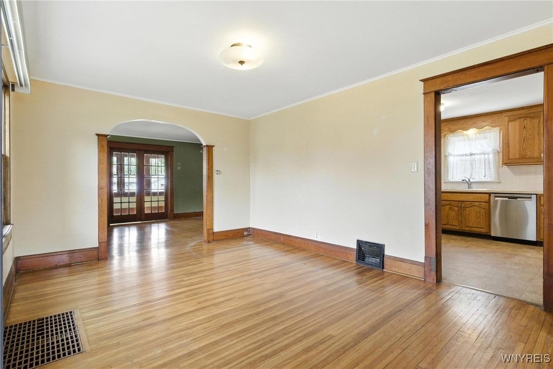 Empty room, Interior, Wood Texture Flooring
