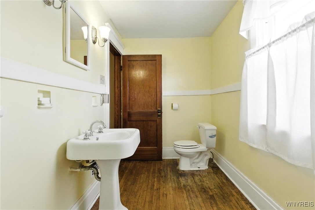 Bathroom, Interior, Wood Texture Flooring