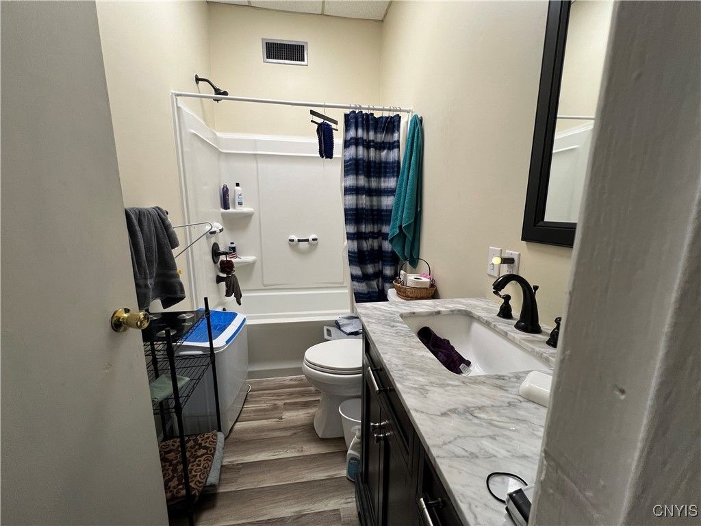 Bathroom, Interior, Wood Texture Flooring