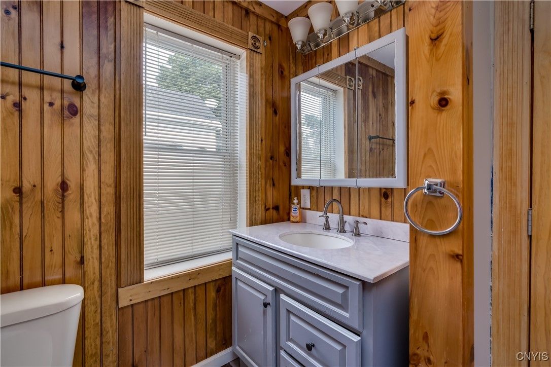 Bathroom, Interior, Wooden Walls