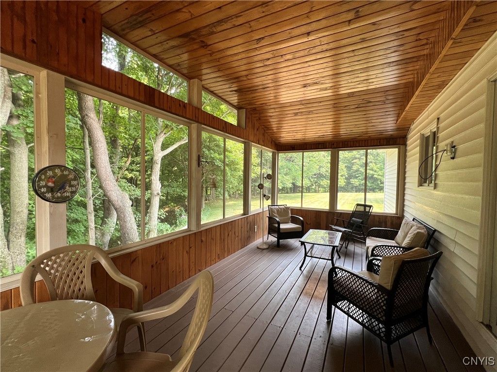 Interior, Sun Room, Wooden Ceilings, Wood Texture Flooring