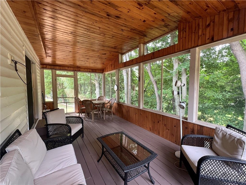 Dining room, Interior, Sun Room, Wooden Ceilings, Wood Texture Flooring