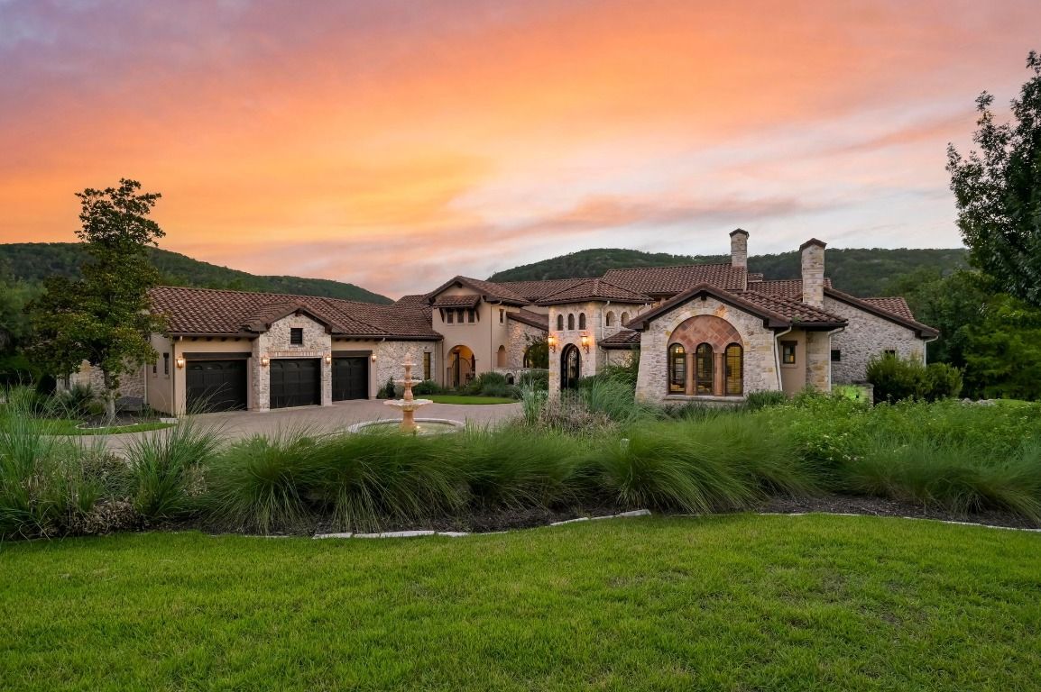 Attached, Backyard, Exterior, Facade, Mediterranean