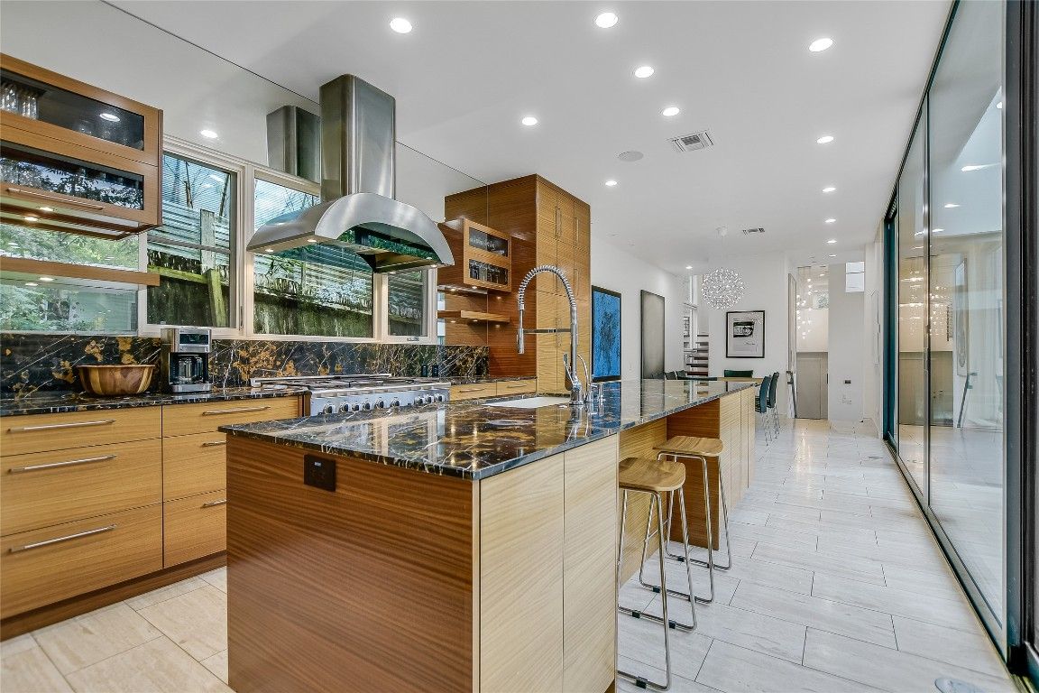 Interior, Kitchen, Recessed Lighting, Stainless Steel Appliances
