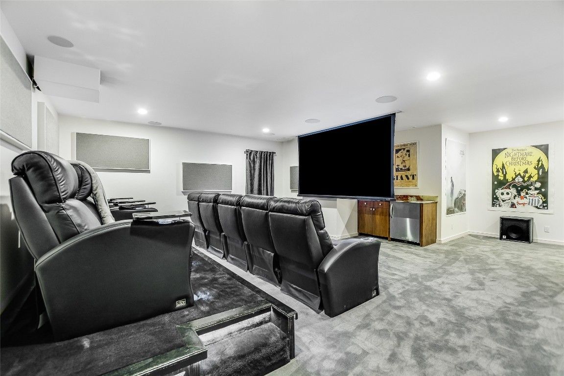 Home Theatre Room, Interior, Living room, Recessed Lighting, Theatre Room